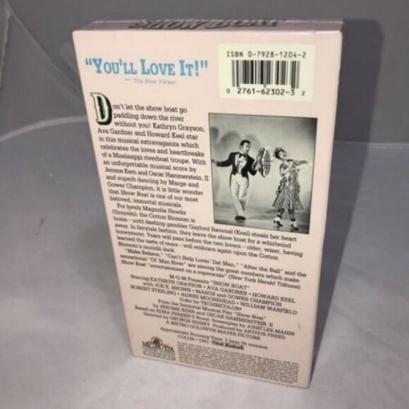 Show Boat VHS, 1992  MGM Musical sealed New - Picture 3 of 8